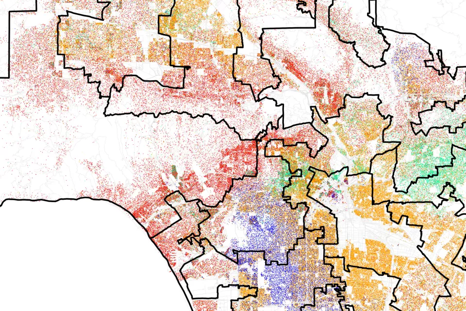 Dot Map LA